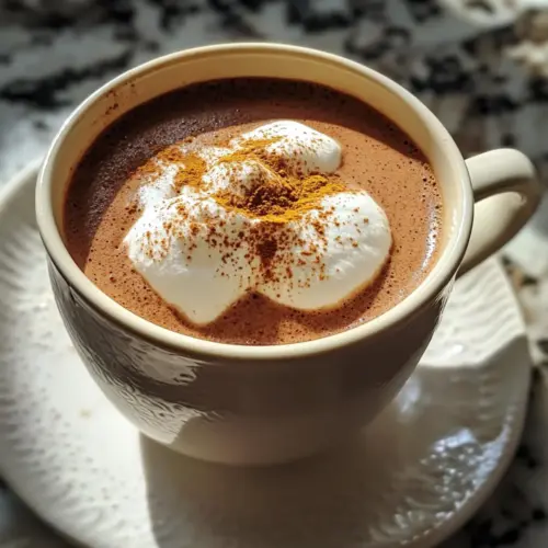 Gewürzte heiße Schokolade