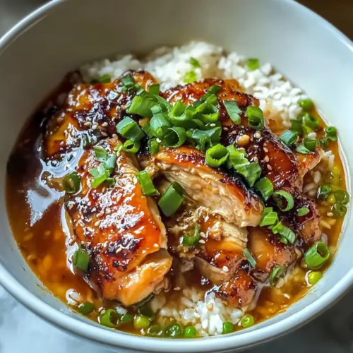 Karamellisierte Sojasauce Hähnchen