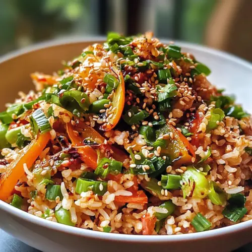 Crispy Gochujang Reis Salat Rezept