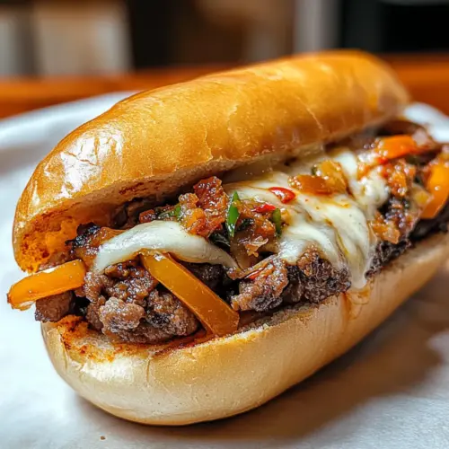 Inspiriertes Kimchi Bulgogi Cheesesteak