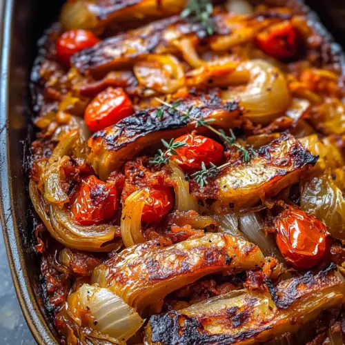 Gerösteter karamellisierter Kohl