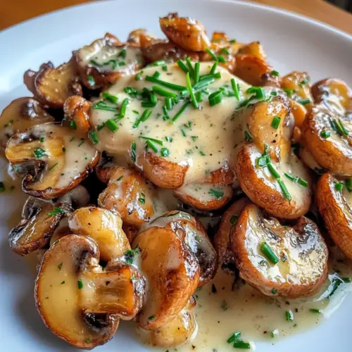 Champignons mit Knoblauchdip