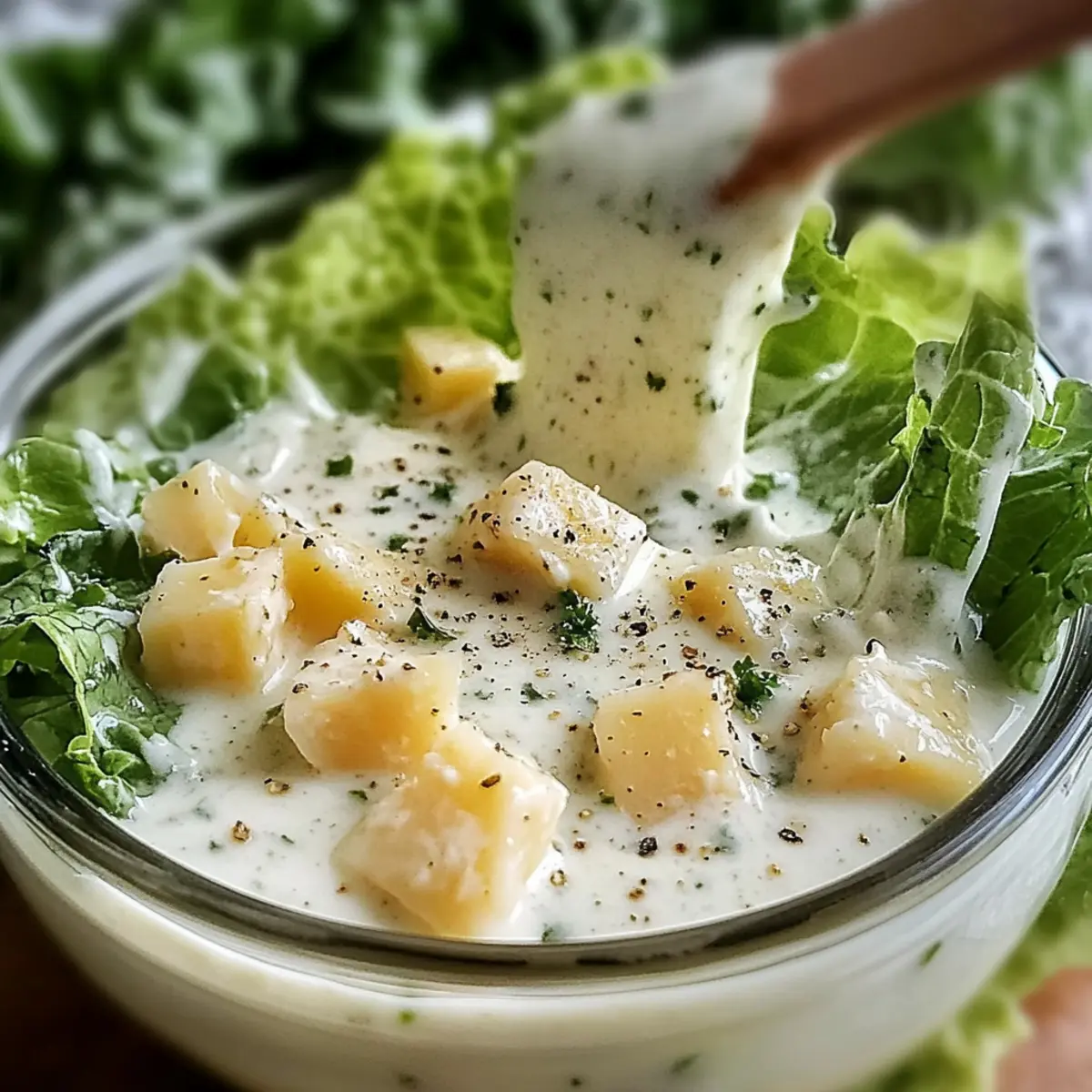 Hausgemachtes Caesar-Dressing