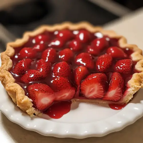 Hausgemachter Erdbeer-Pie Rezept