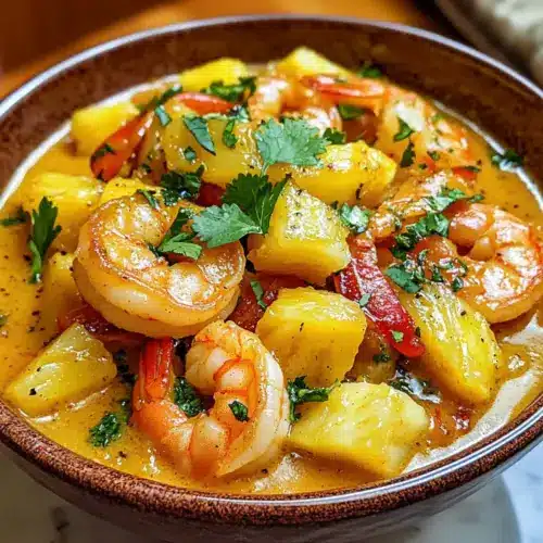 Ananas-Kokosnuss-Garnelen-Curry