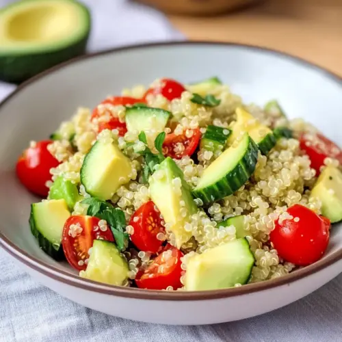Quinoa Salat – Rezept mit Avocado
