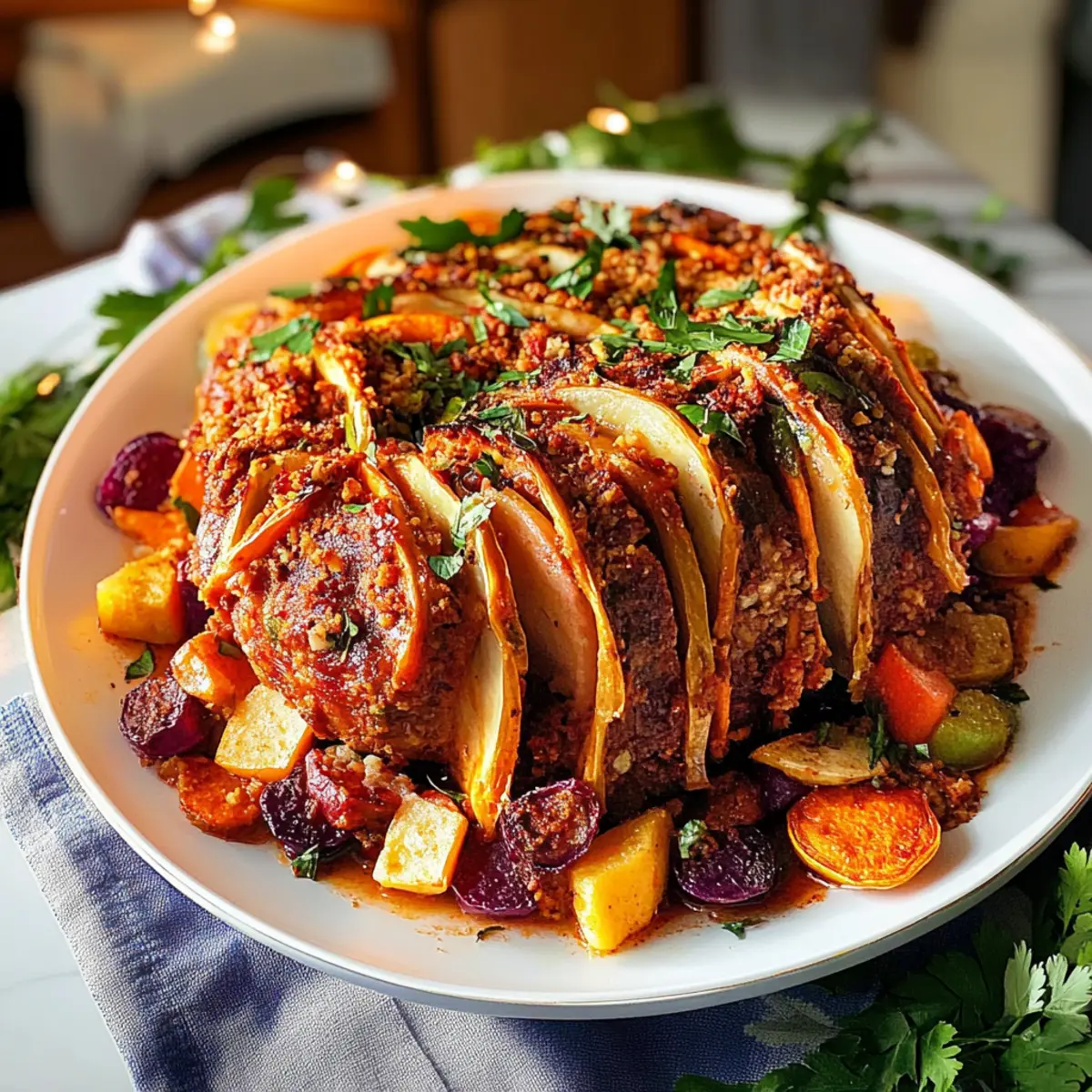 Vegetarisches Weihnachtsessen